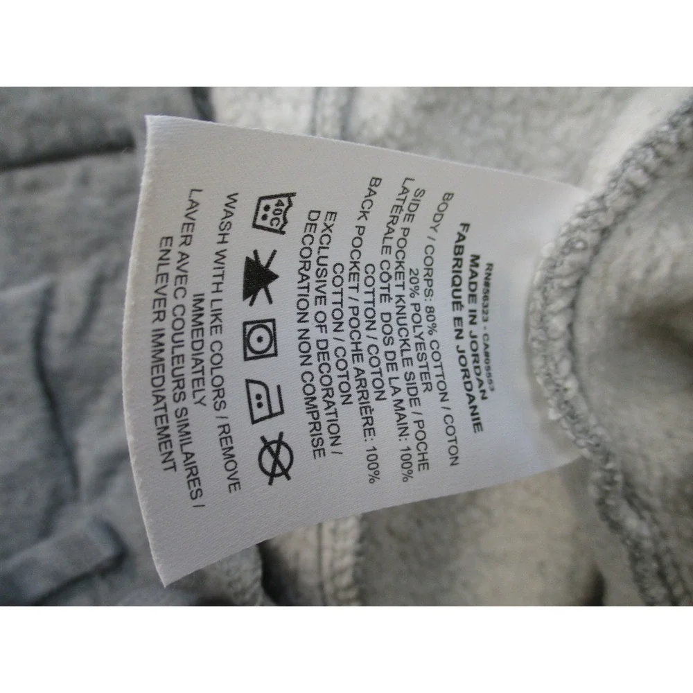 Nike Joggers Mens M Gray Club Fleece Sweatpants BV2671-063 Embroidered Logo